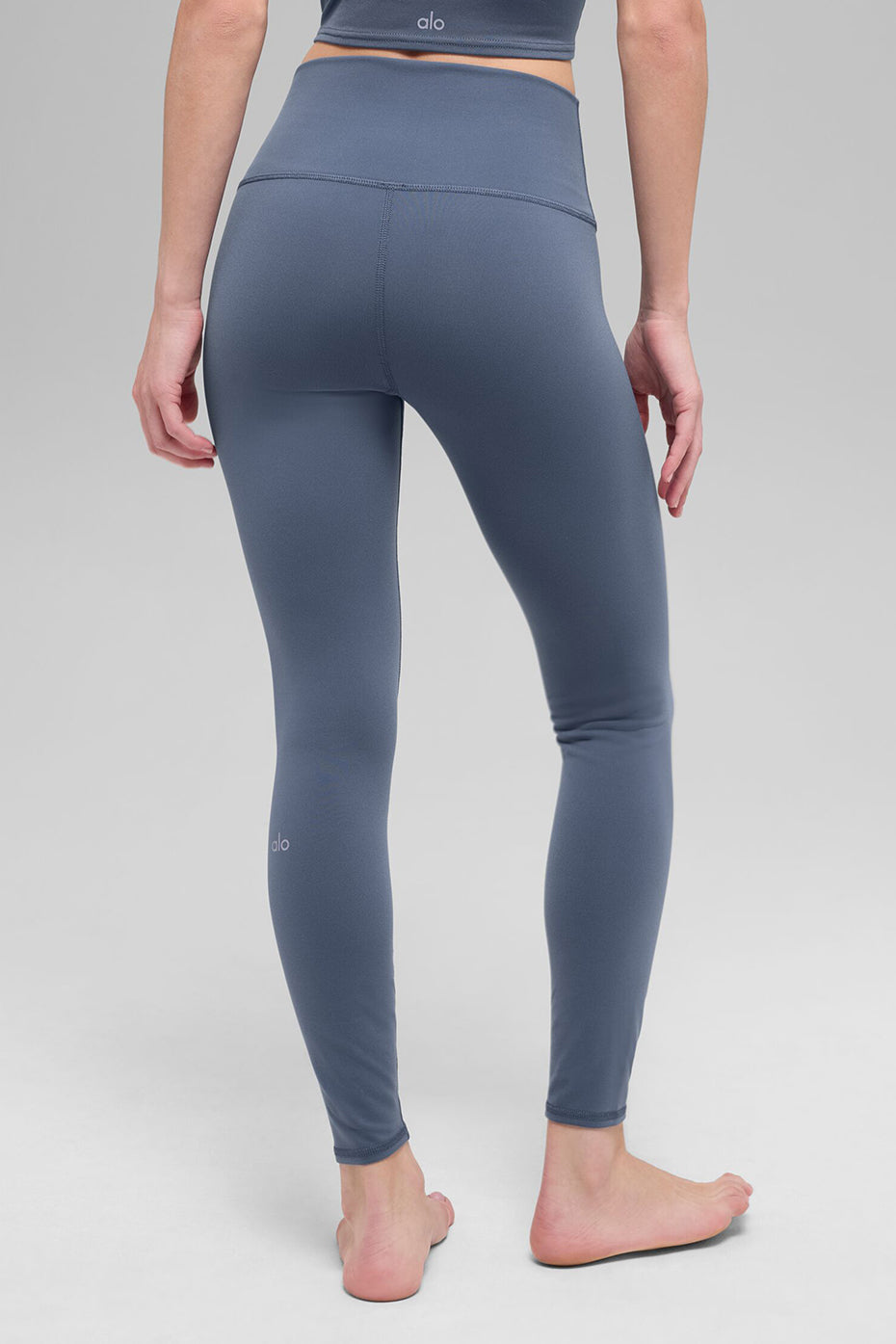 Alo Yoga 7/8 High-Waist Airbrush Legging - Bluestone - imagen 3