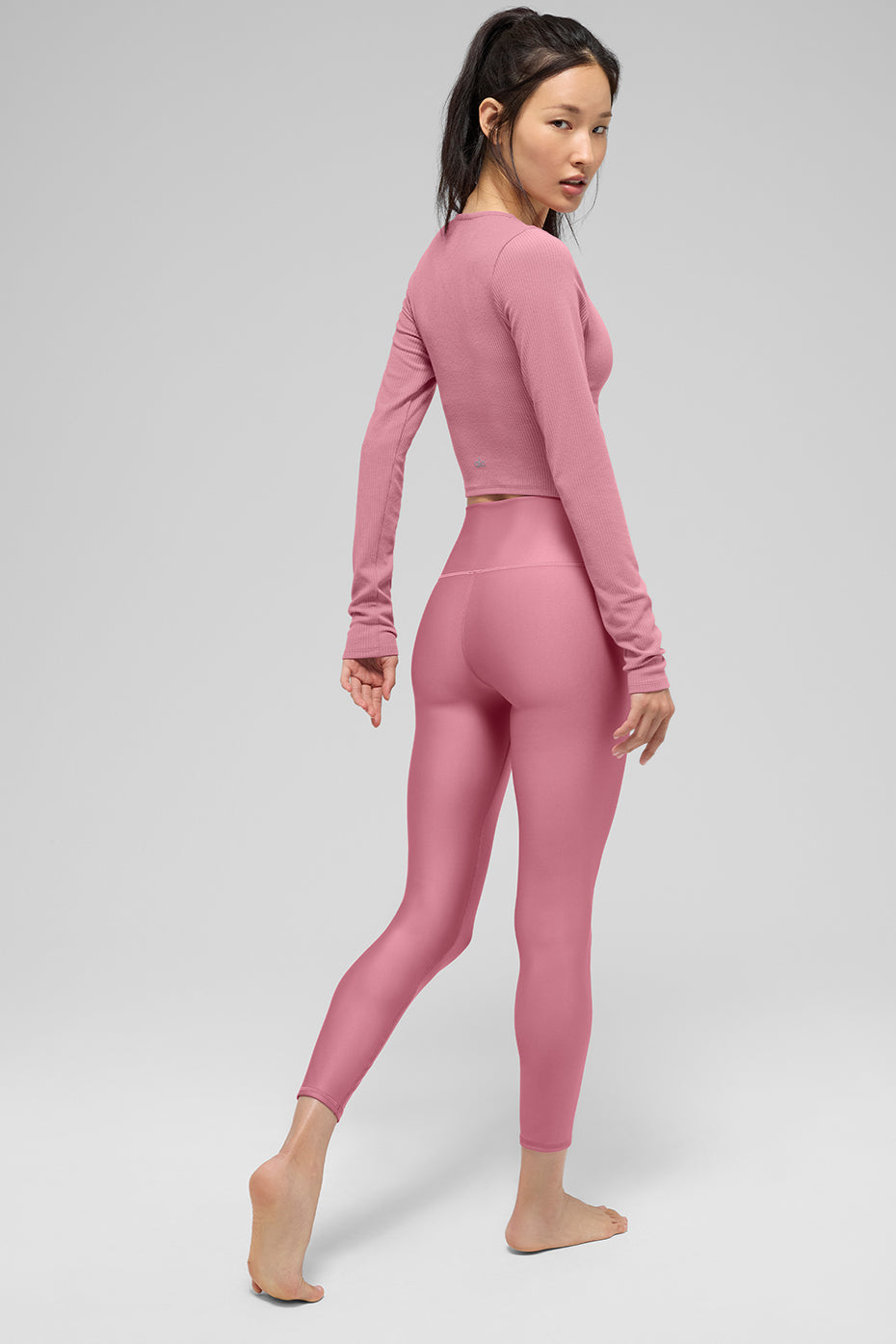 Alo Yoga 7/8 High-Waist Airlift Legging - Pink Wild Rose - imagen 5