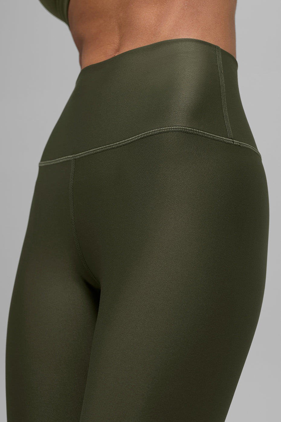 Alo Yoga 7/8 High-Waist Airlift Legging - Green Olive - imagen 3