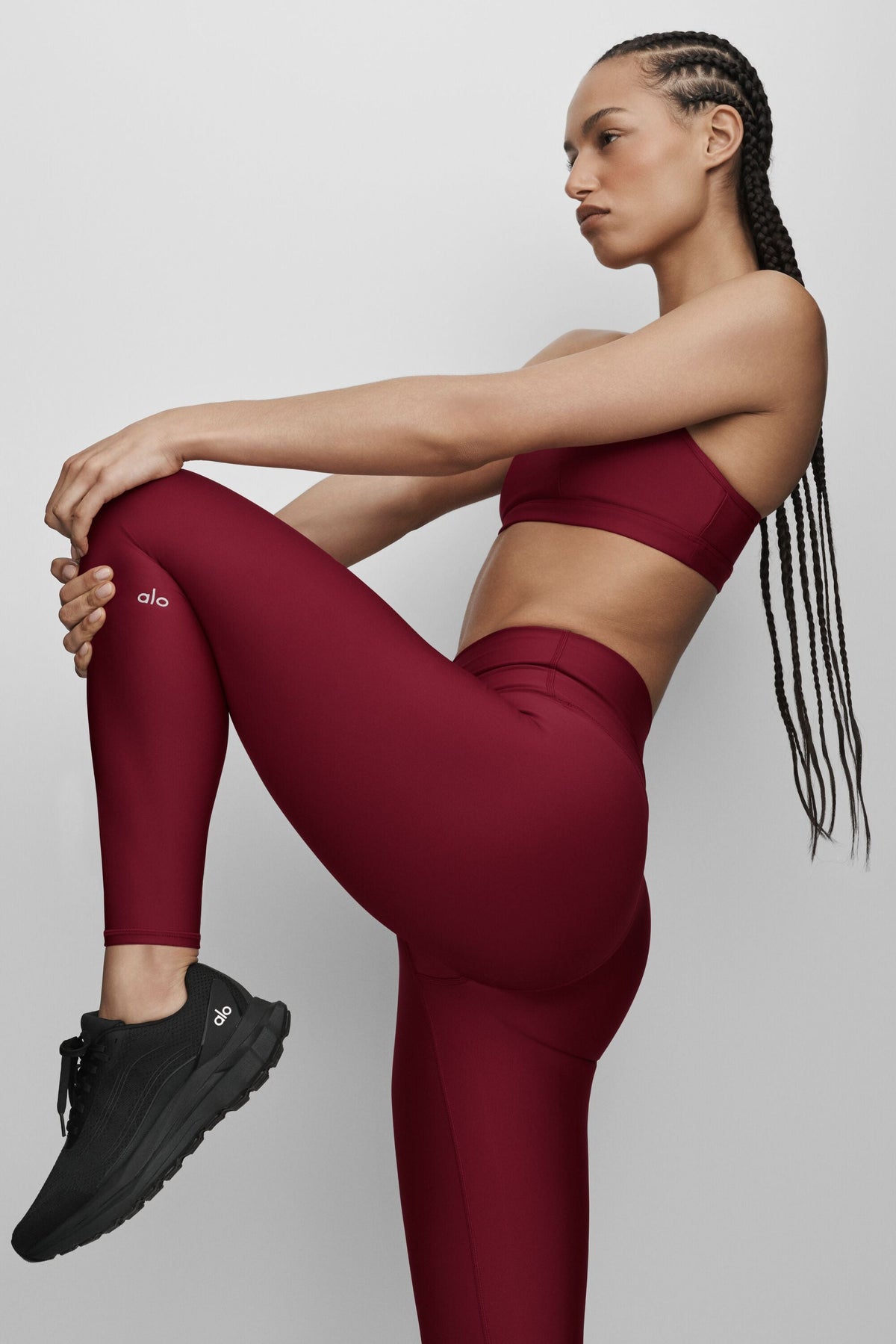 Alo Yoga 7/8 High-Waist Airlift Legging - Summer Romance Red - imagen 3