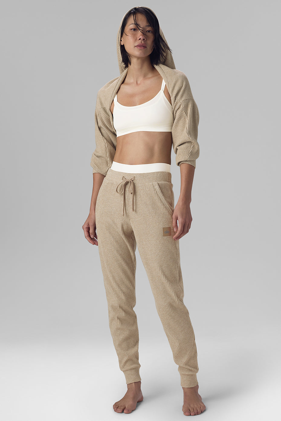 Alo Yoga Muse Sweatpant - Gravel Heather - imagen 1
