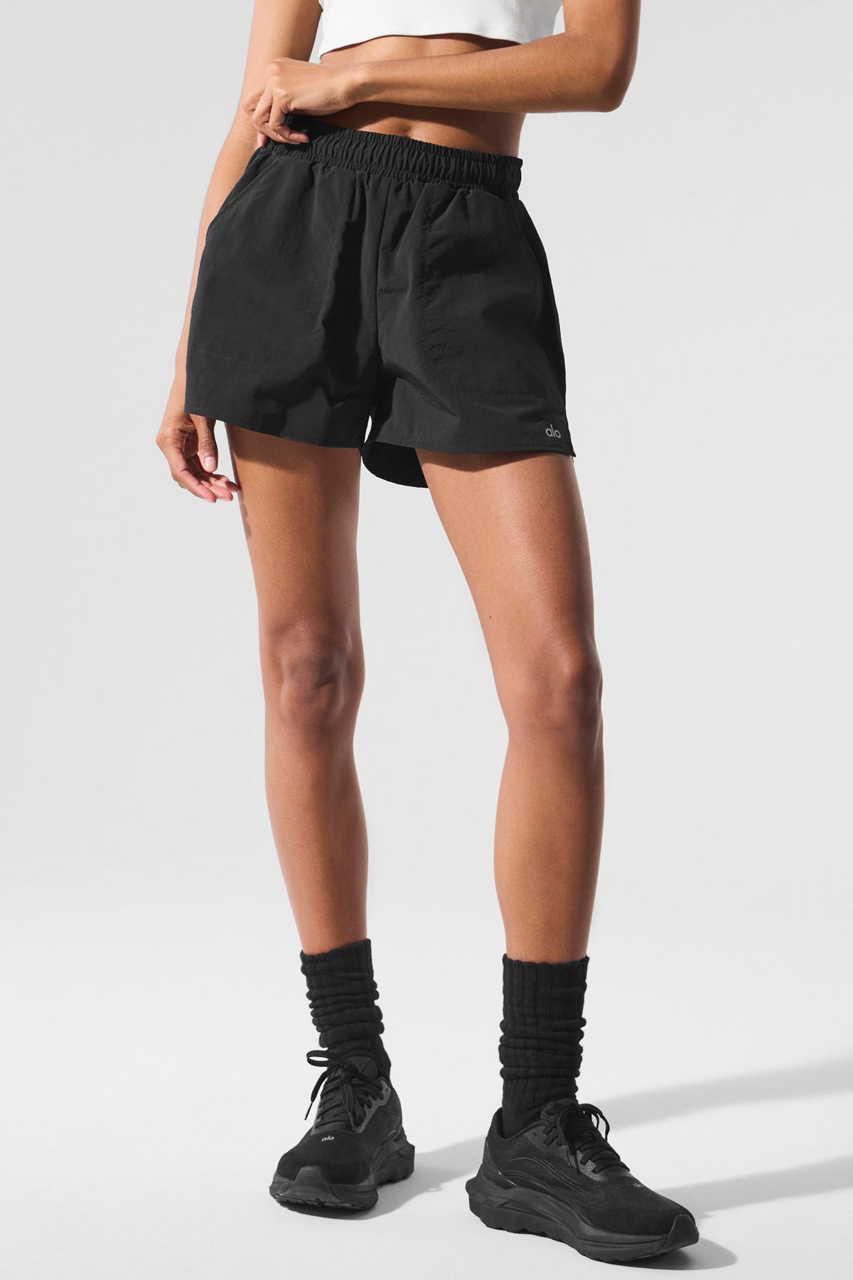 Alo Yoga Alumni Short - Black - imagen 1