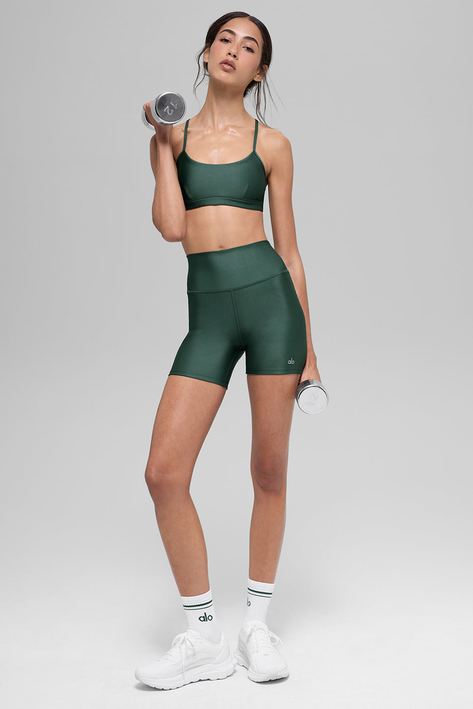 Alo Yoga 5" Airlift Energy Short - Clover Green - imagen 5