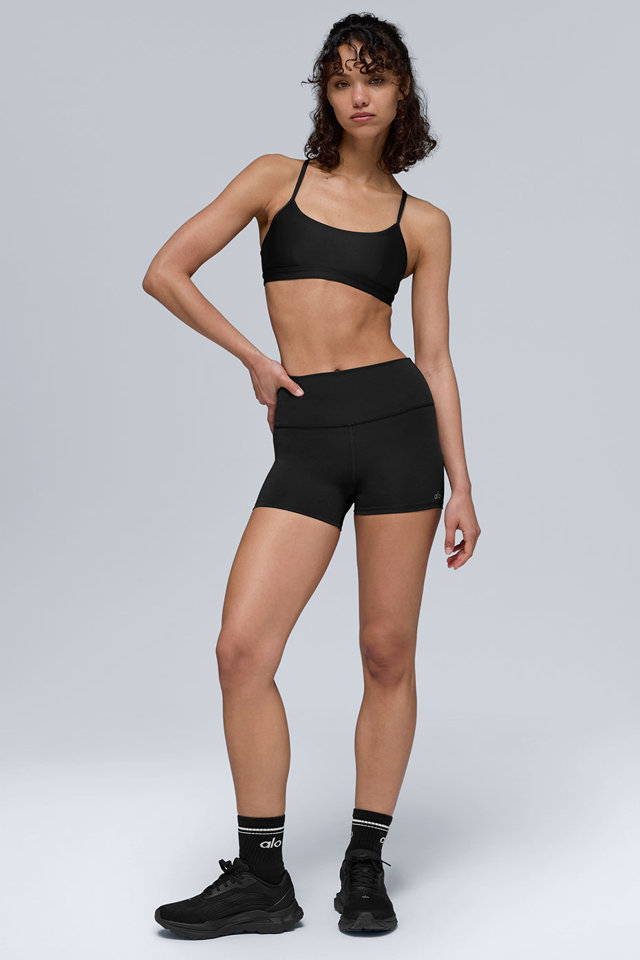 Alo Yoga 3" High-Waist Airlift Short - Black - imagen 5
