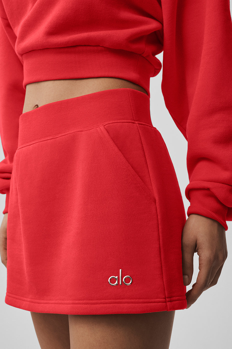 Alo Yoga Accolade Skirt - Bright Red - imagen 3