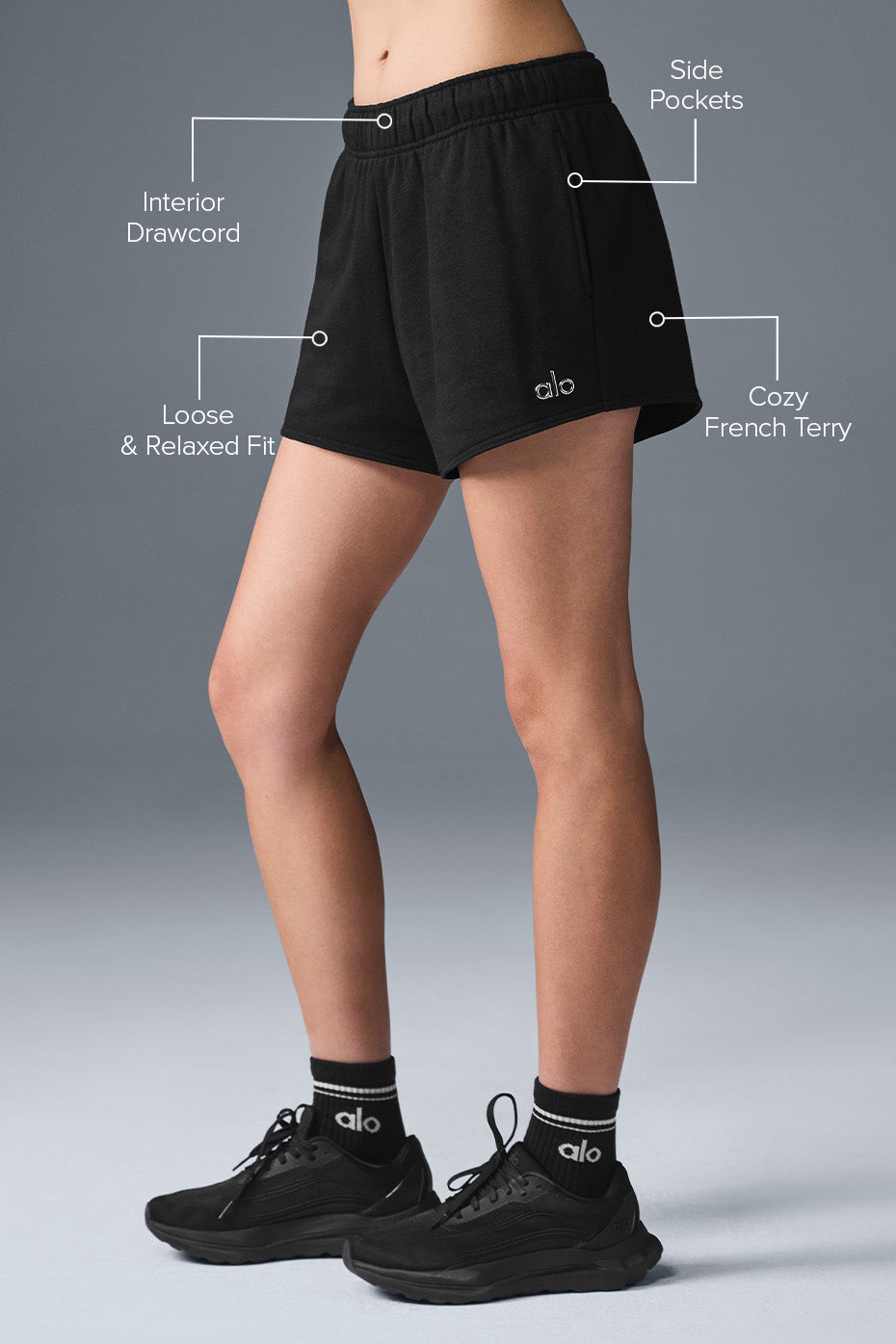 Alo Yoga Accolade Short - Black - imagen 2