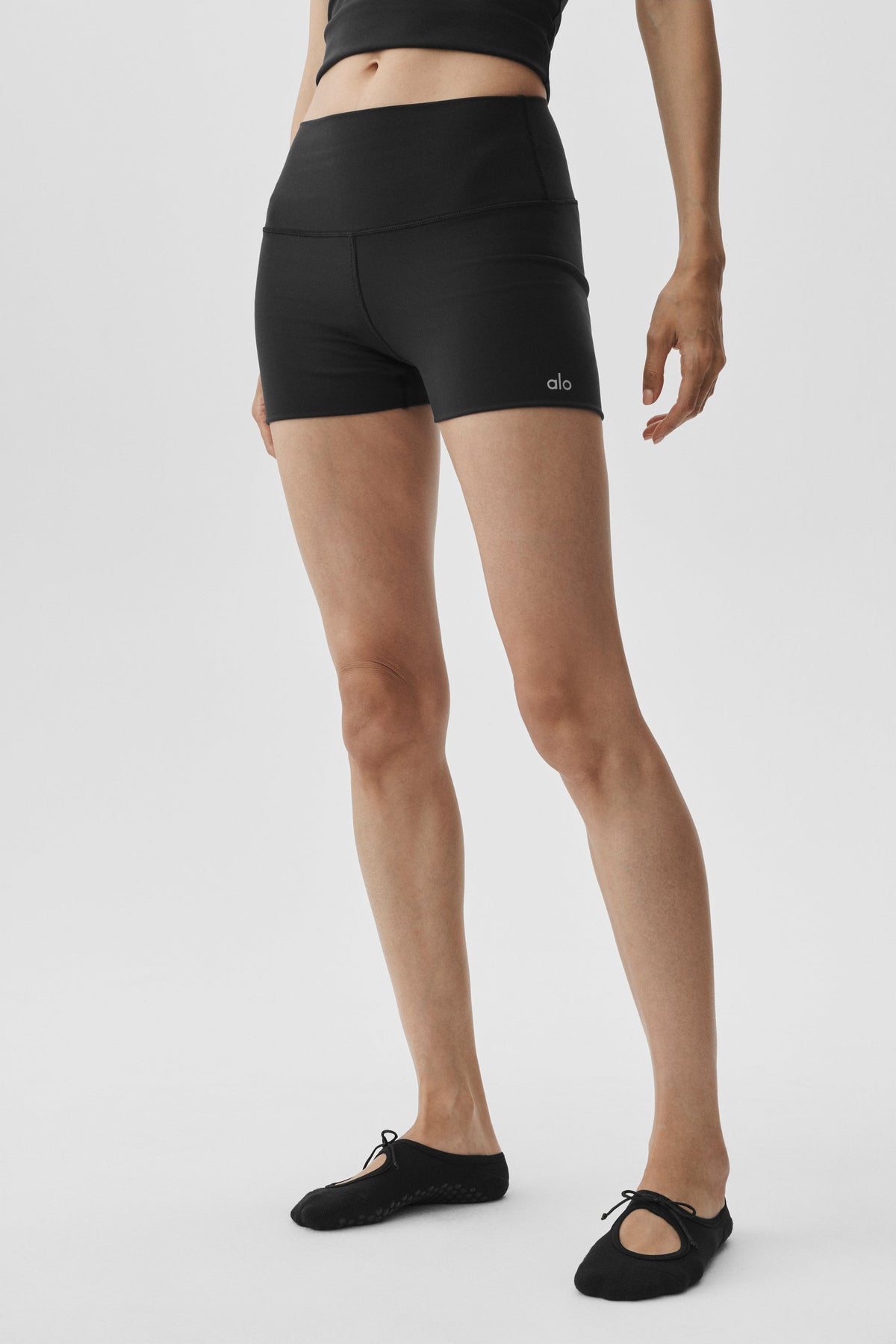 Alo Yoga 3" ALO Softsculpt High-Waist Precision Short - Black - imagen 3