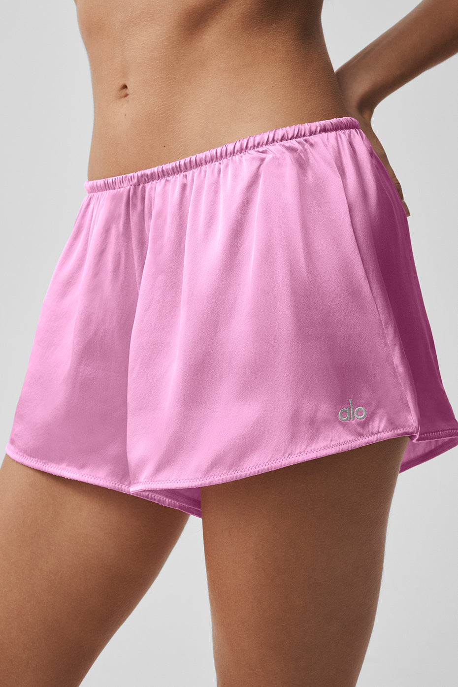 Alo Yoga Silk Luminous Short - Candy Heart Pink - imagen 2