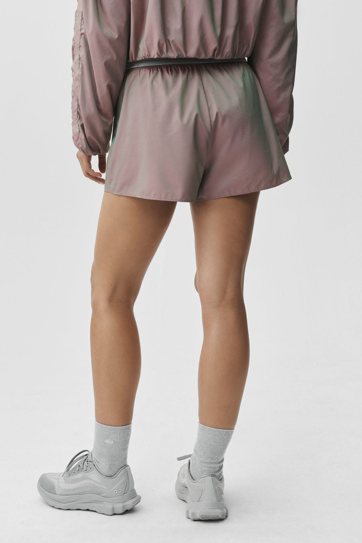 Alo Yoga High-Waist Prismatic Short - Pink Moonlight - imagen 2