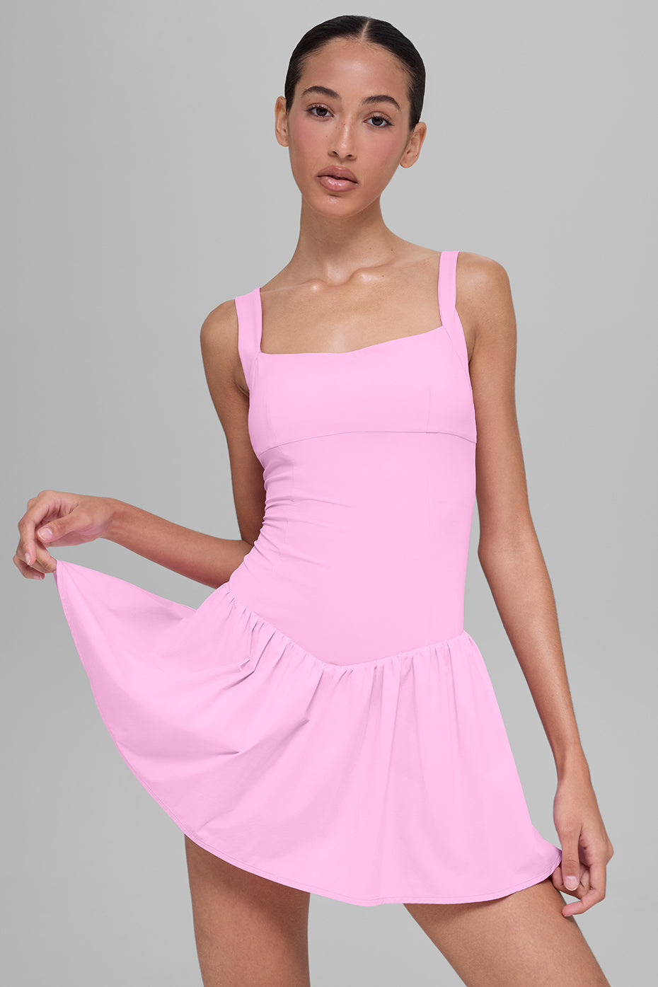 Alo Yoga Alosoft Break Point Tennis Dress - Candy Heart Pink - imagen 1