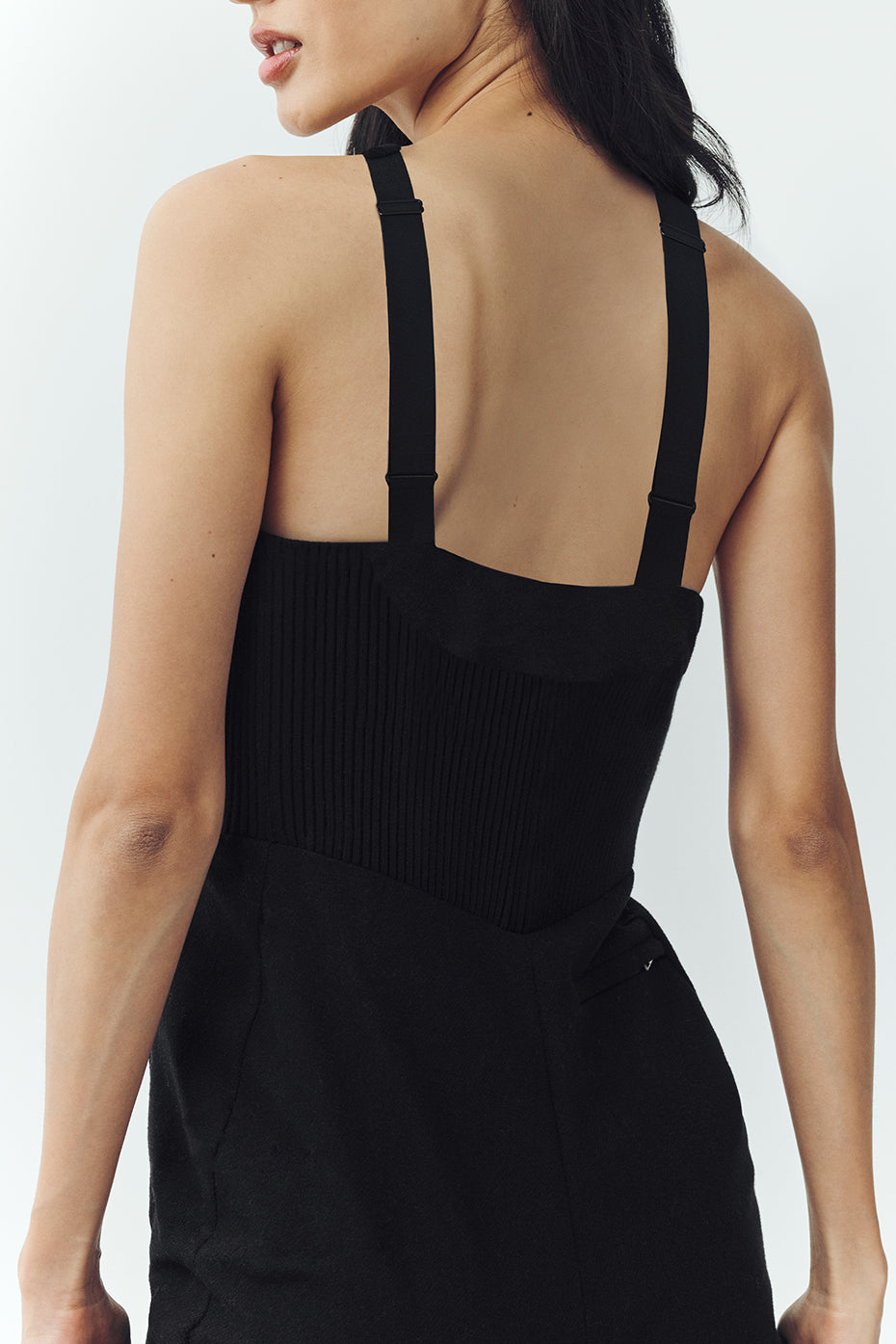 Alo Yoga Wool Blend Bunny Slope Bib - Black - imagen 2
