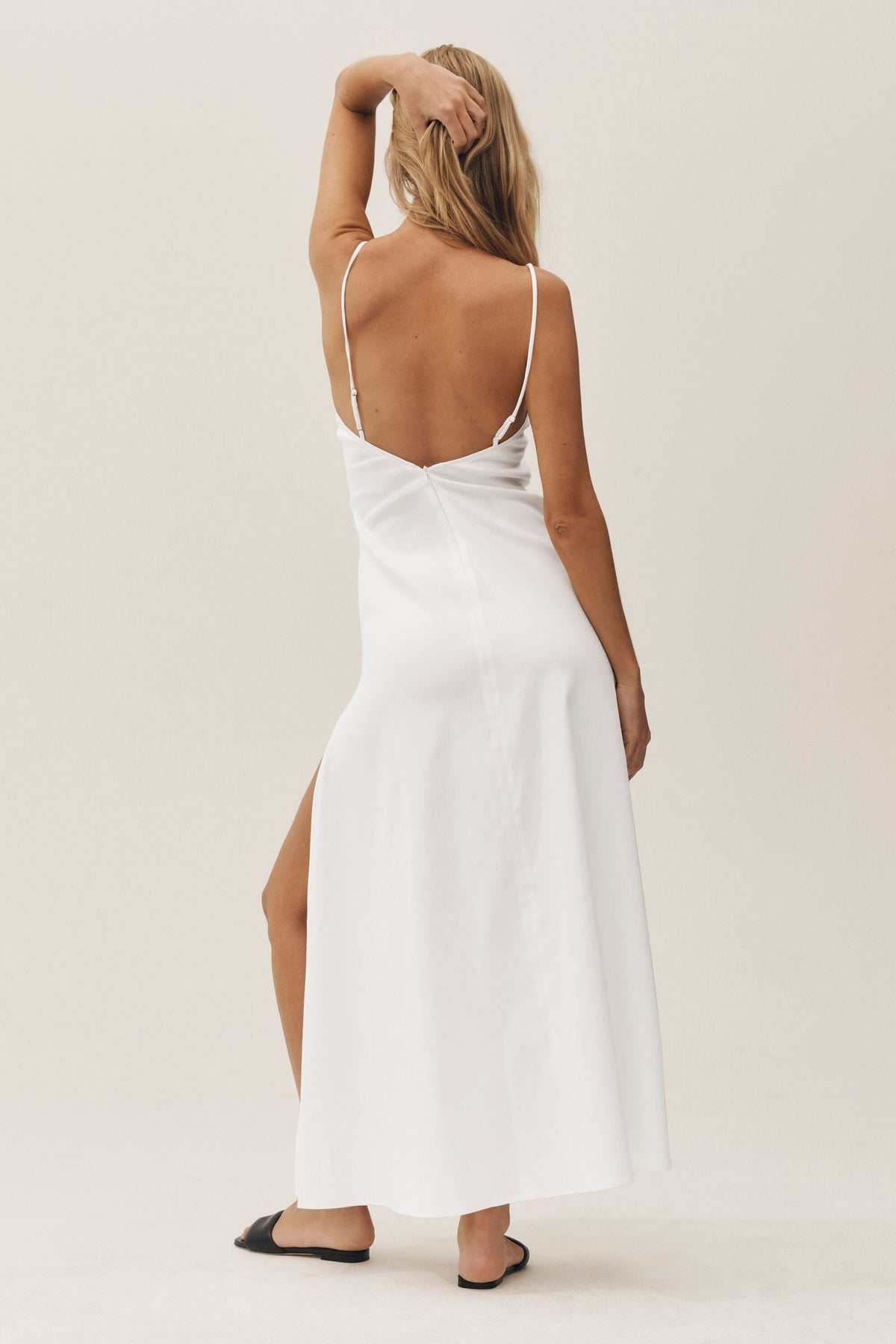 Alo Yoga Linen Blend Riviera Maxi Dress - White - imagen 2
