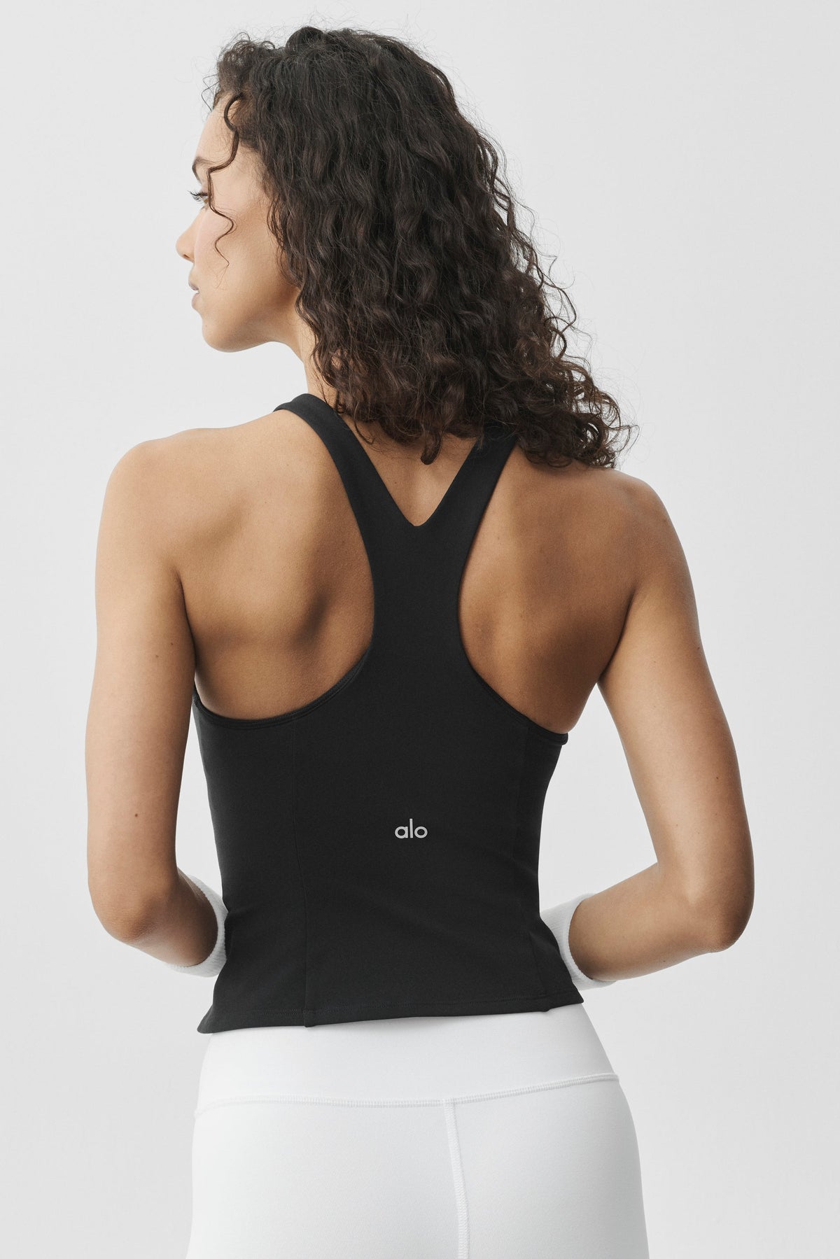 Alo Yoga Airbrush Lock In Bra Tank - Black - imagen 3