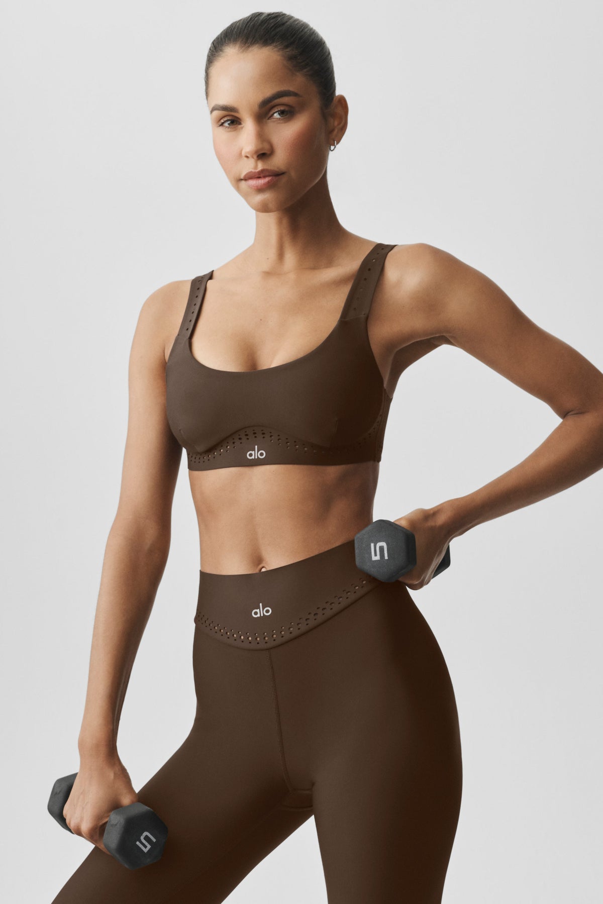 Alo Yoga Airlift Superstar Bra - Espresso - imagen 6