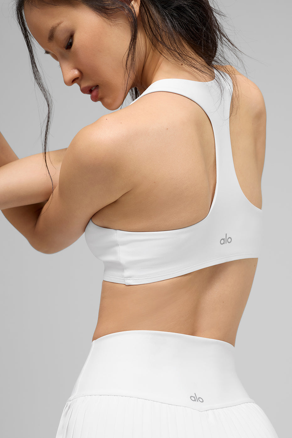 Alo Yoga Airlift Advantage Racerback Bra - White - imagen 3