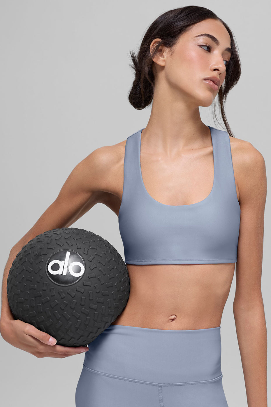 Alo Yoga Airlift Advantage Racerback Bra - Winter Frost - imagen 1