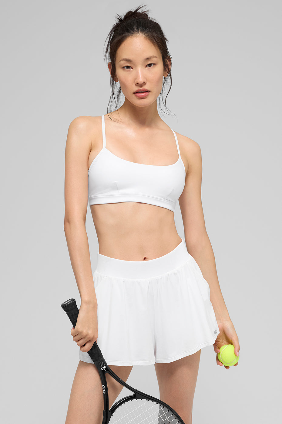 Alo Yoga Airlift Intrigue Bra - White - imagen 3