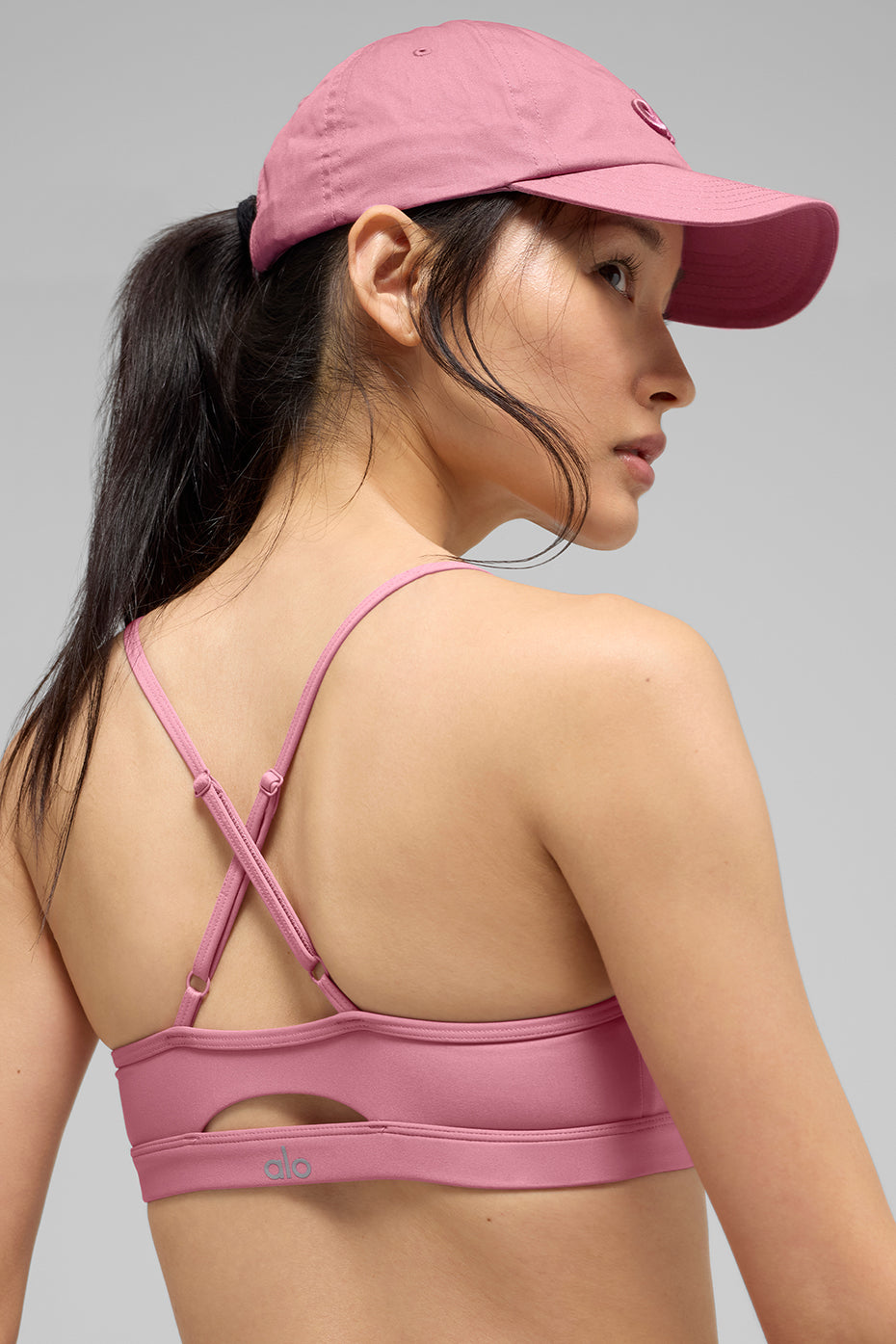 Alo Yoga Airlift Intrigue Bra - Pink Wild Rose - imagen 3