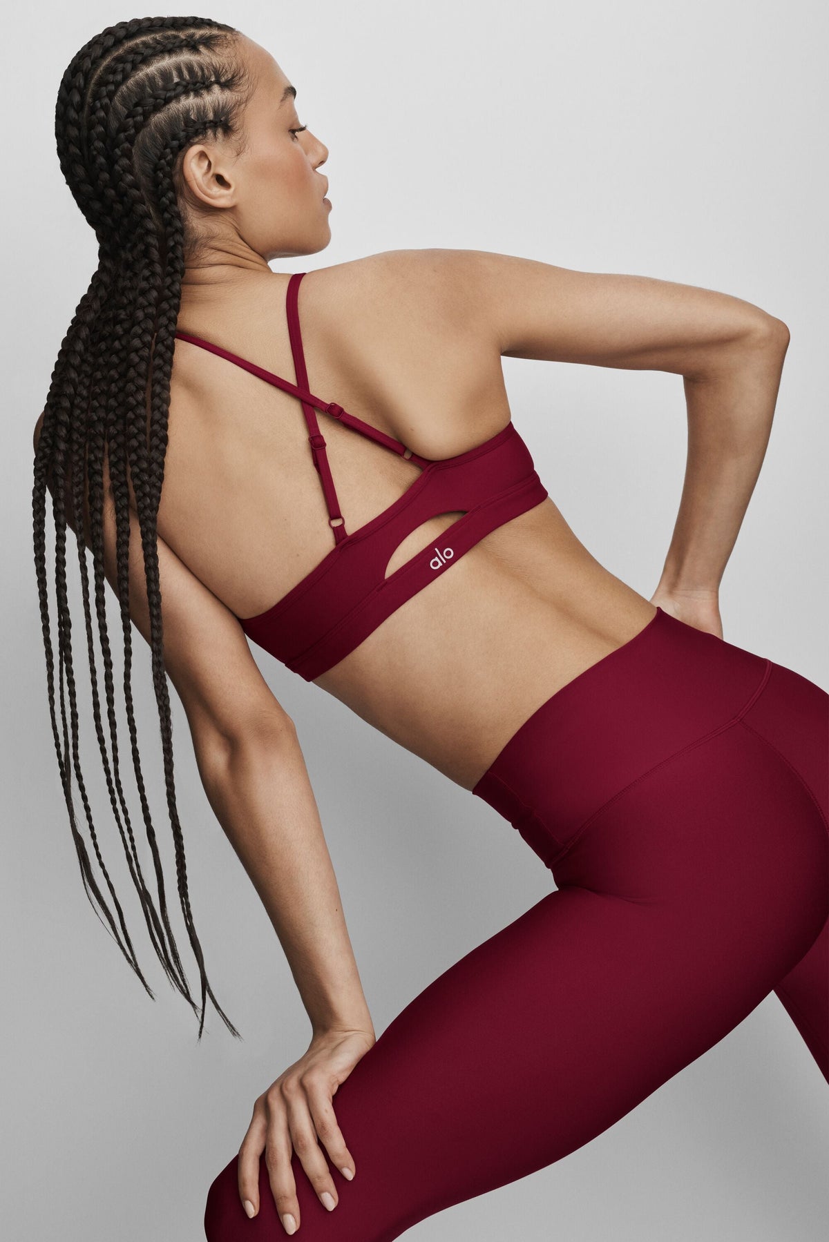 Alo Yoga Airlift Intrigue Bra - Summer Romance Red - imagen 2