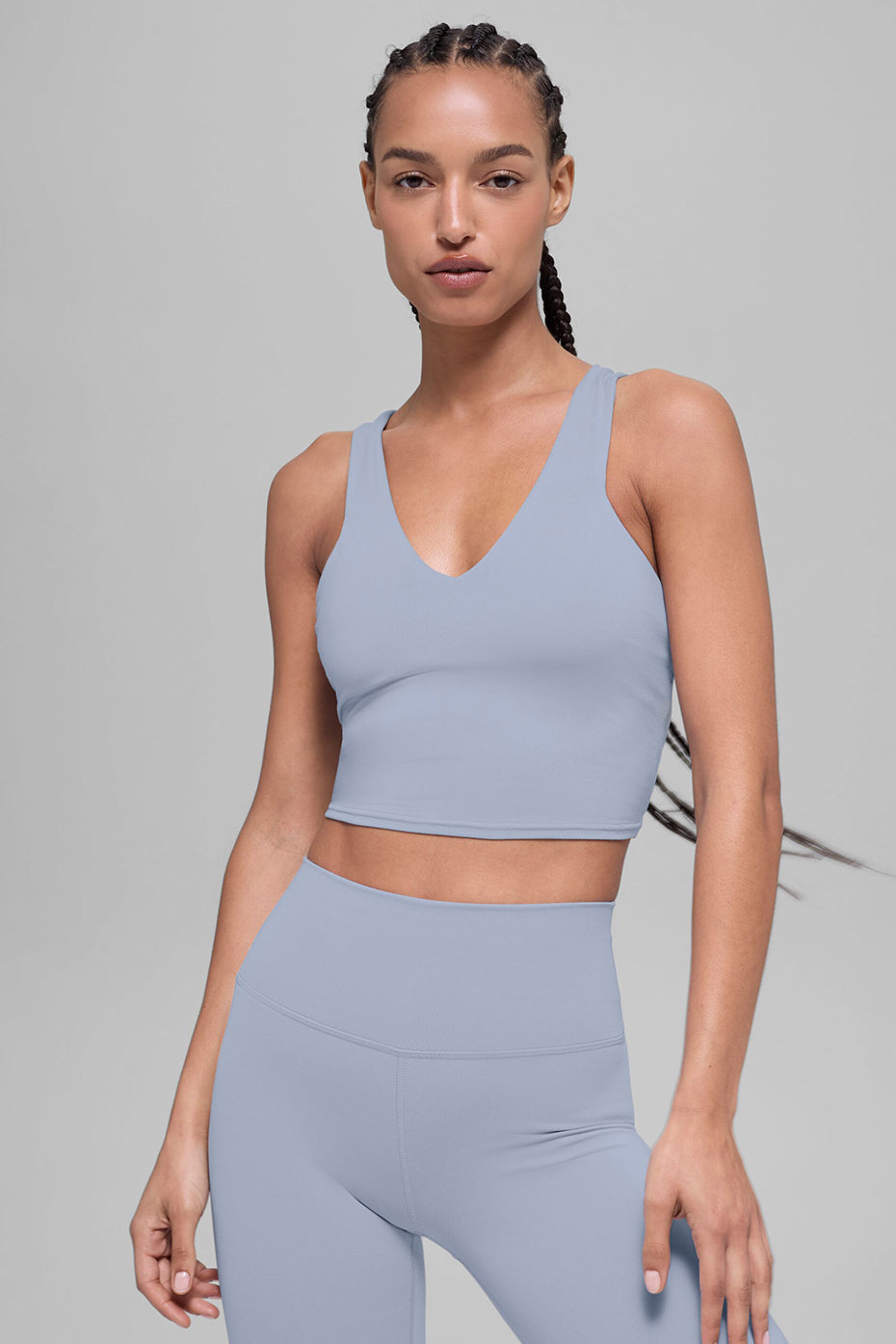 Alo Yoga Airbrush Real Bra Tank - Winter Frost - imagen 1