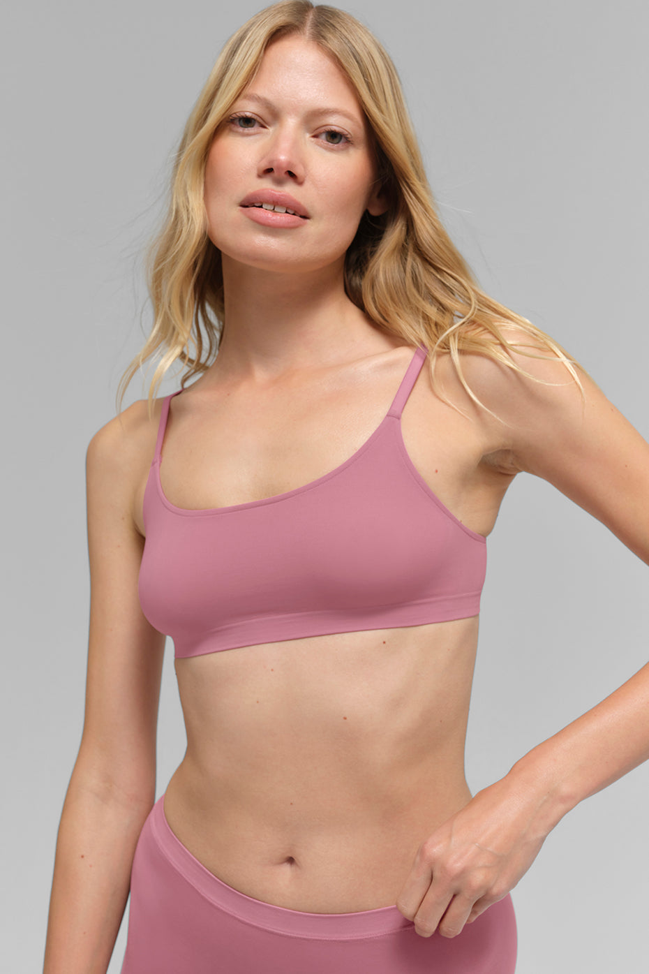 Alo Yoga Sheer Glow Bra - Pink Wild Rose - imagen 1