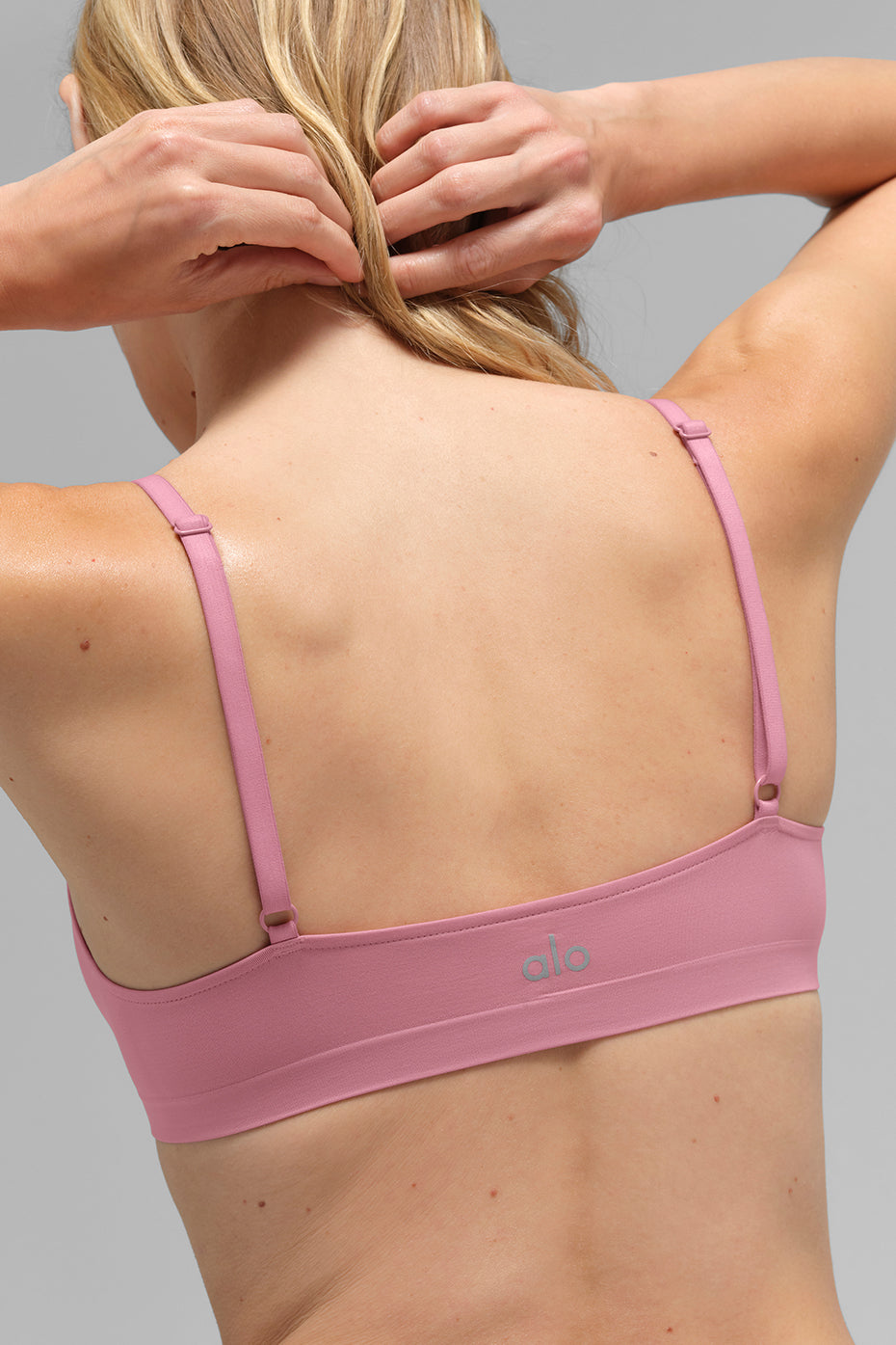 Alo Yoga Sheer Glow Bra - Pink Wild Rose - imagen 2