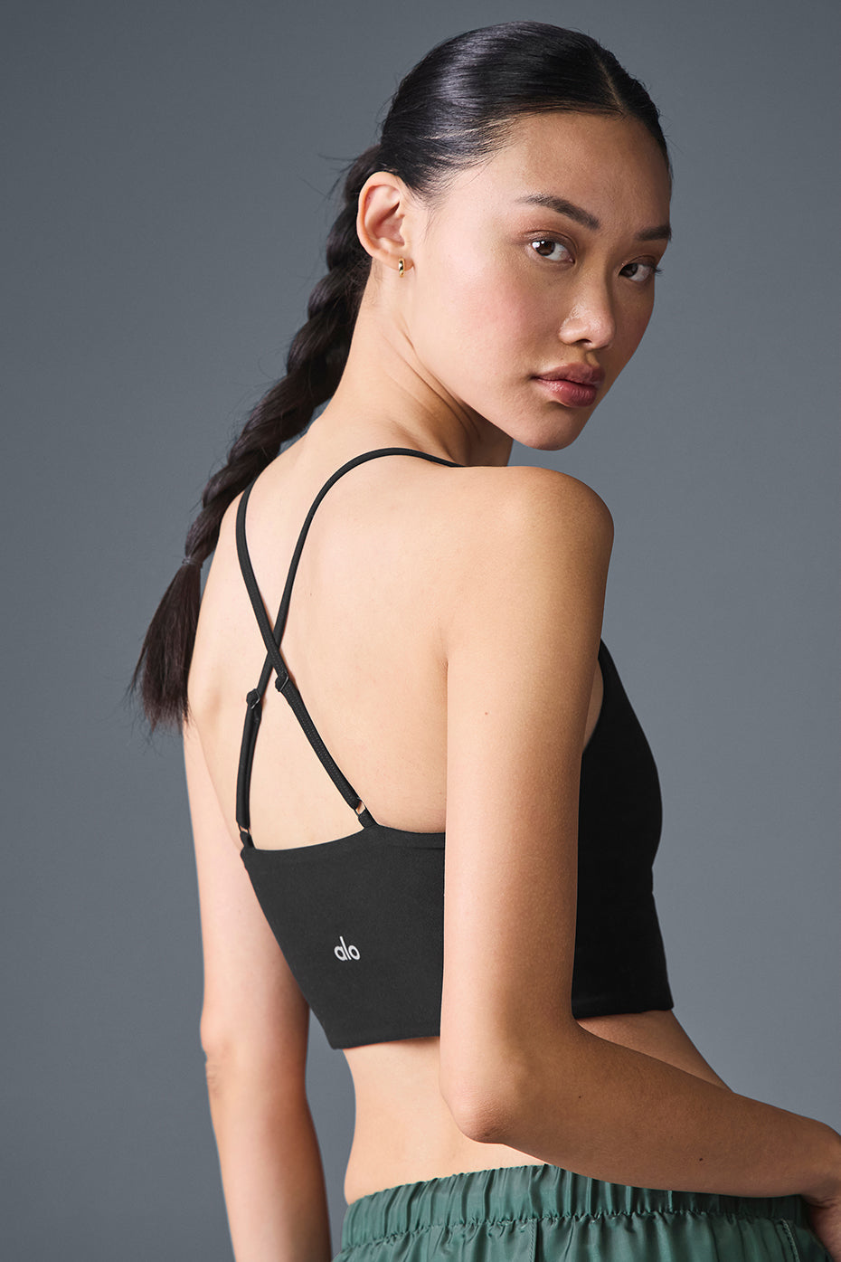 Alo Yoga Alosoft Highlight Bra - Black - imagen 3