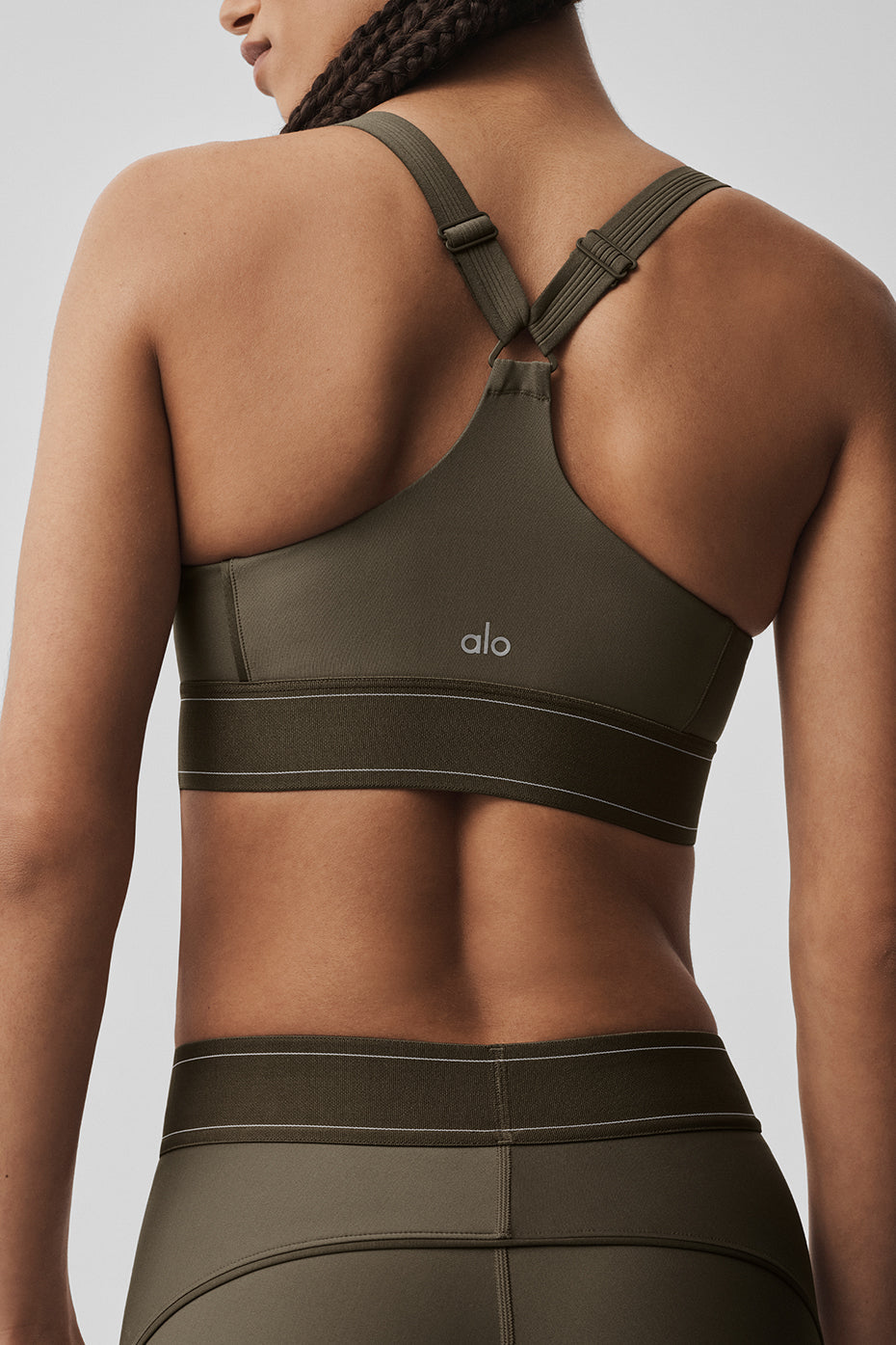Alo Yoga Airlift Suit Up Bra - Olive Tree/Olive Tree - imagen 2