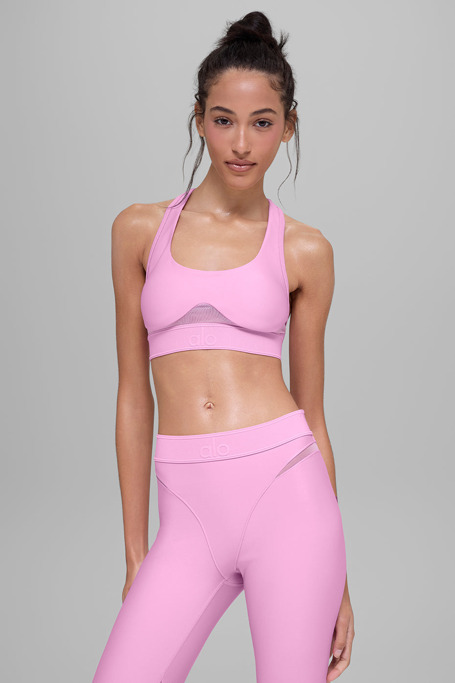 Alo Yoga Airlift Rebel Bra - Candy Heart Pink - imagen 3