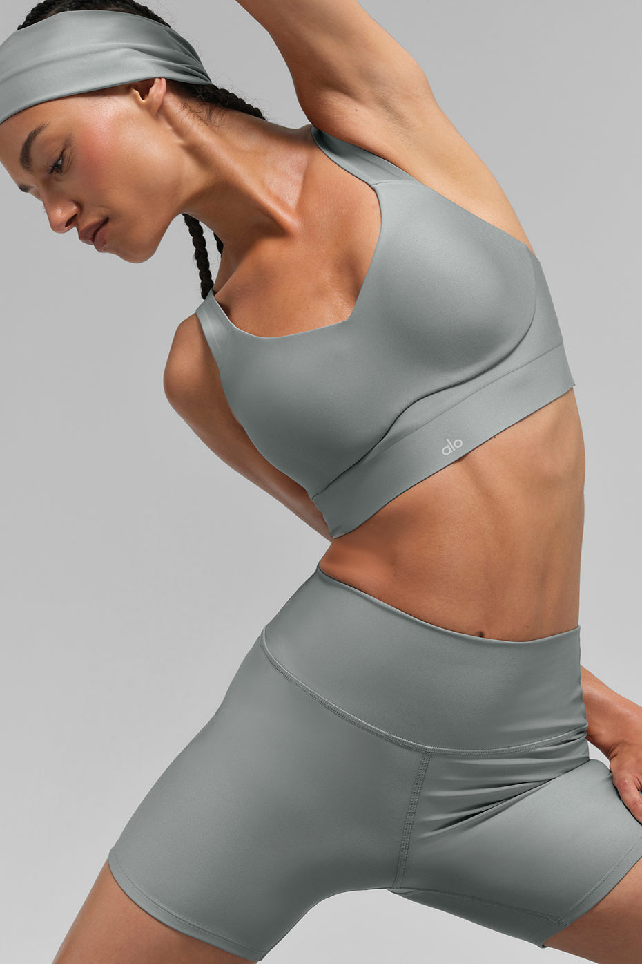 Alo Yoga Airlift Endurance High-Impact Bra - Lunar Grey - imagen 3