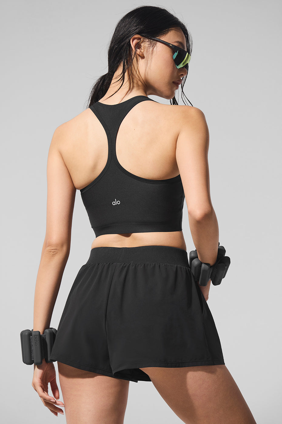 Alo Yoga Airlift Super Sleek Bra Tank - Black - imagen 4
