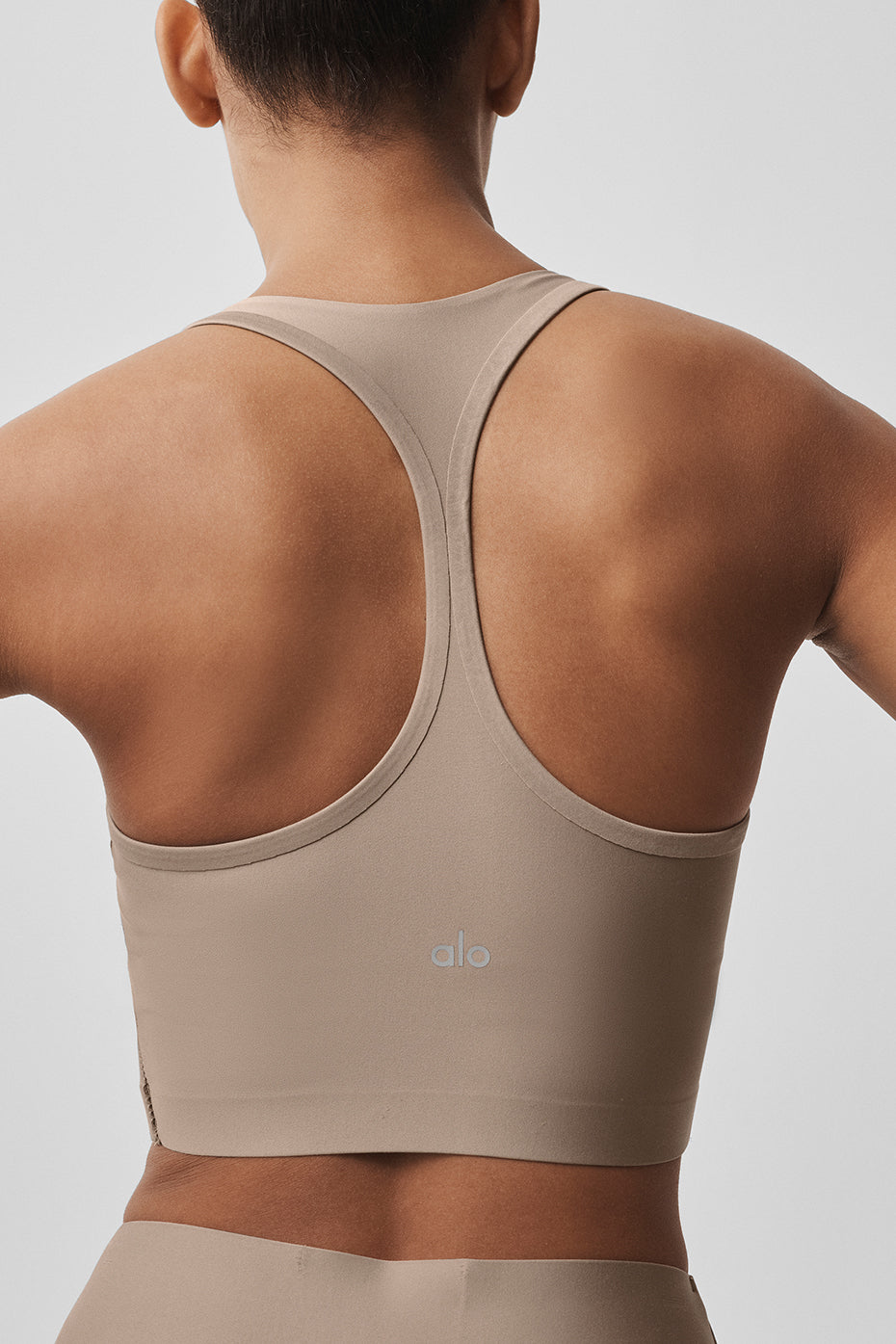 Alo Yoga Airlift Super Sleek Bra Tank - Gravel - imagen 5