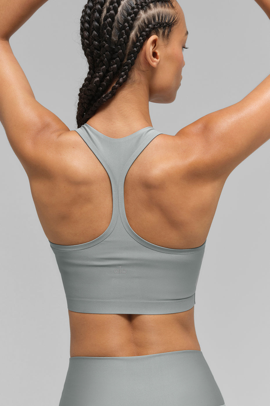 Alo Yoga Airlift Super Sleek Bra Tank - Lunar Grey - imagen 2