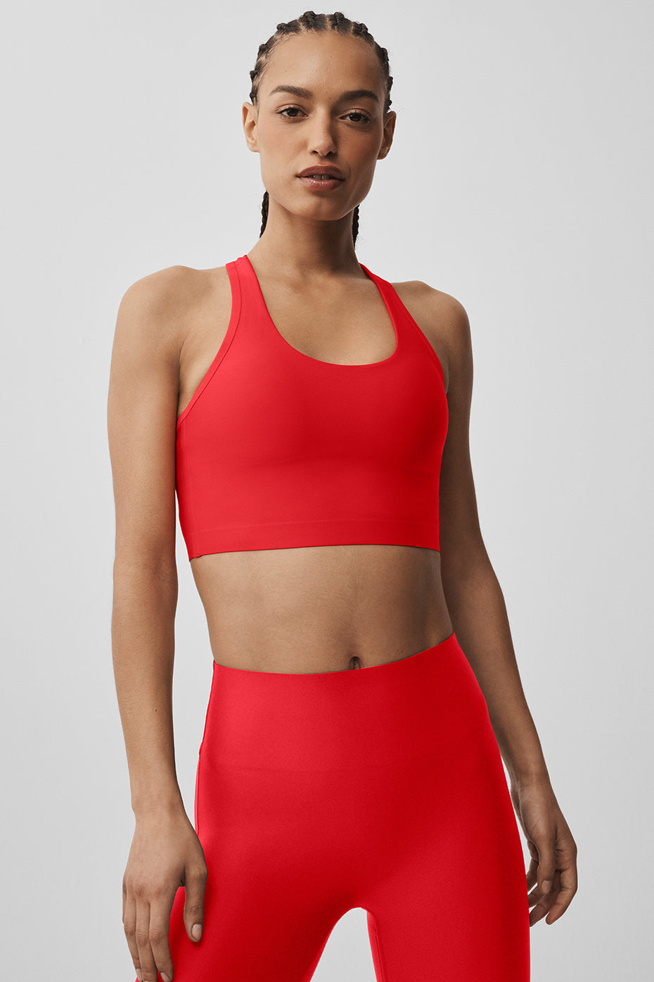 Alo Yoga Airlift Super Sleek Bra Tank - Bright Red - imagen 1