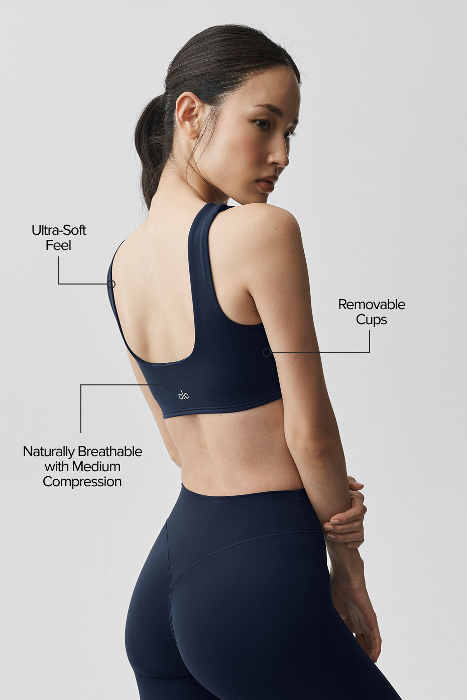 Alo Yoga ALO Softsculpt Precision Bra - Navy - imagen 2