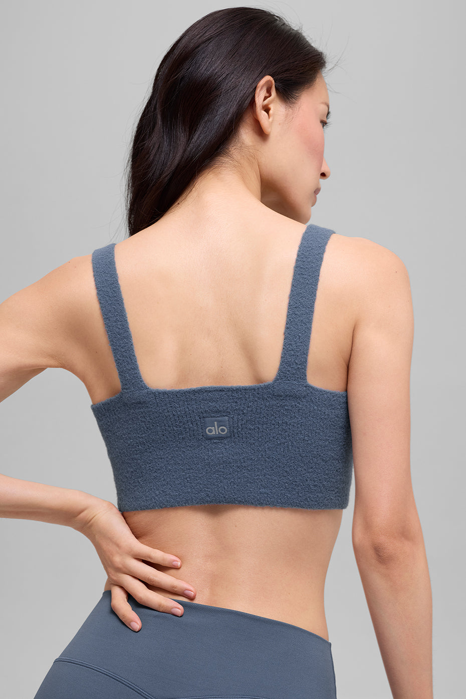 Alo Yoga Snuggle Up Sweater Bra - Bluestone - imagen 2