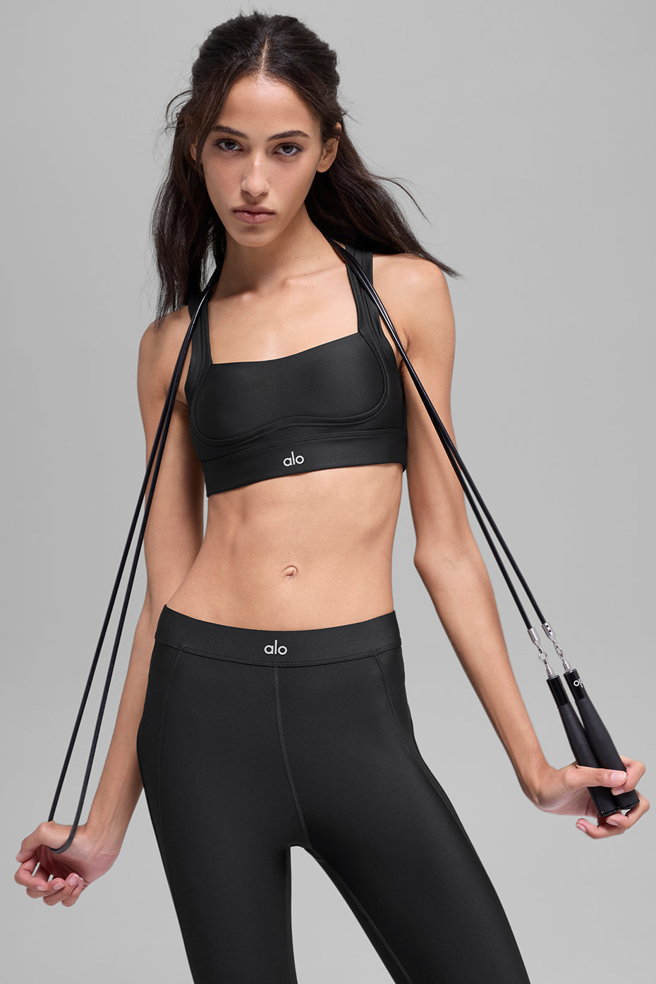 Alo Yoga Airlift Ignite Bra - Black - imagen 1