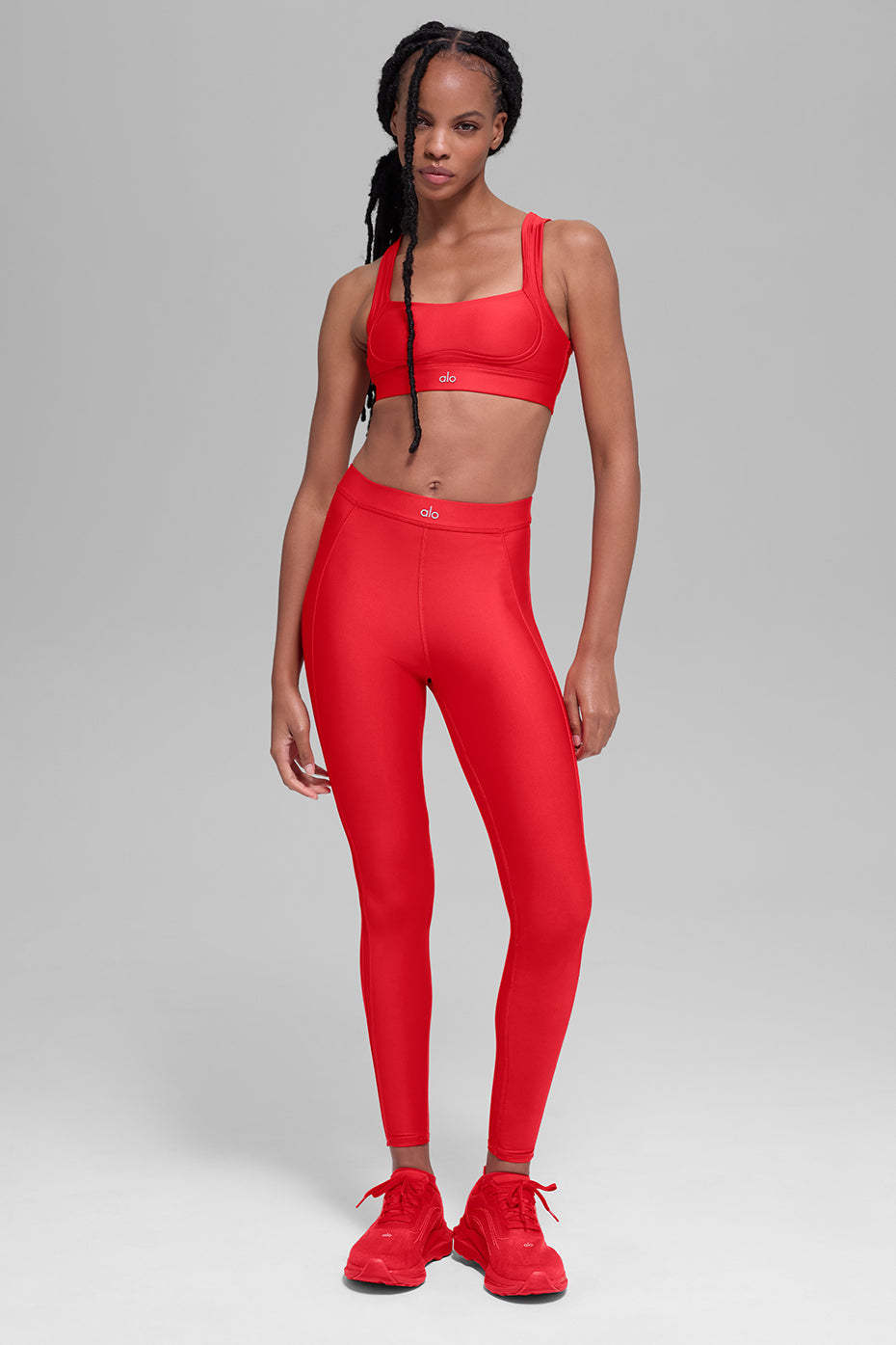 Alo Yoga Airlift Ignite Bra - Bright Red - imagen 5