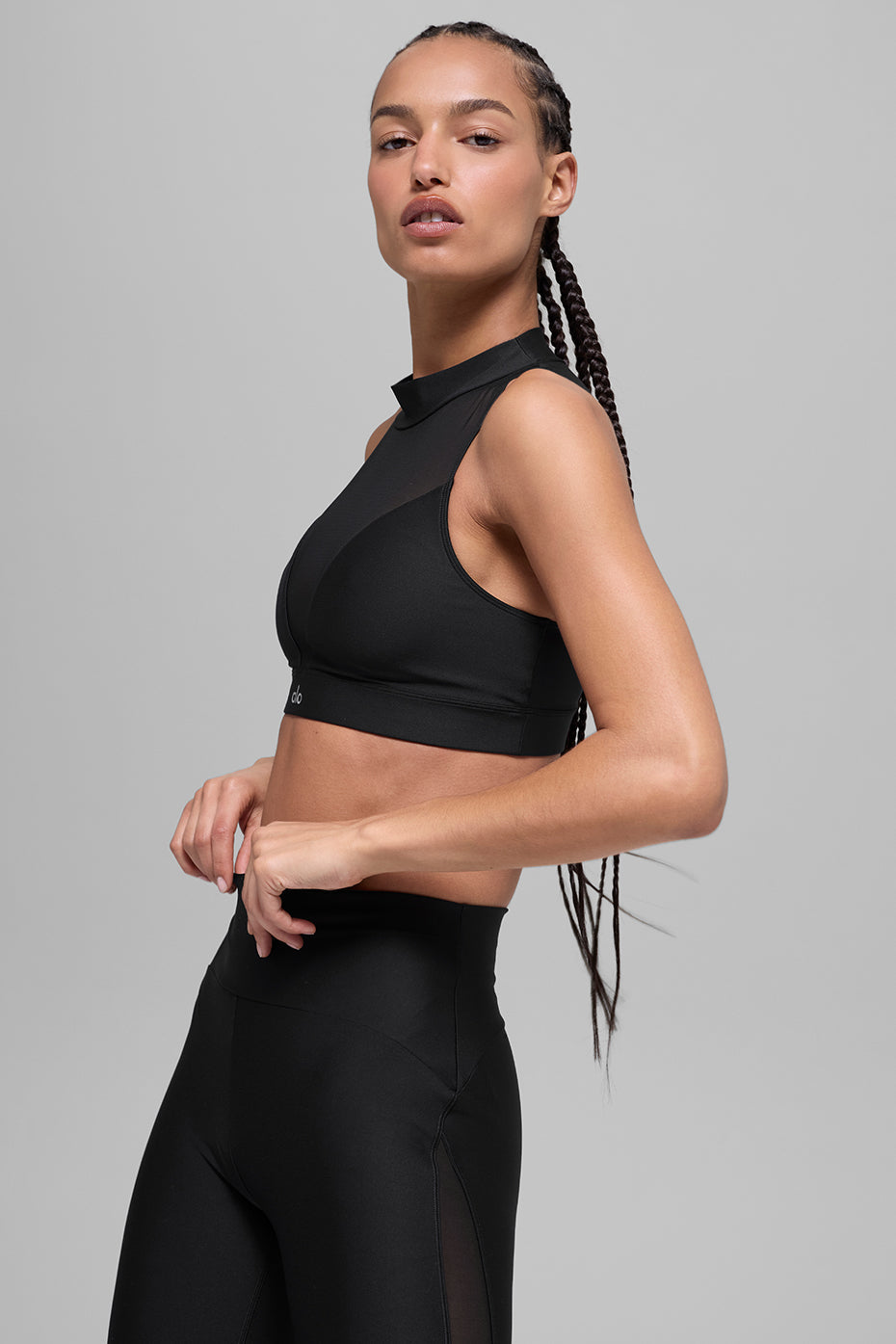 Alo Yoga Airlift Mesh Infatuation Bra - Black - imagen 4