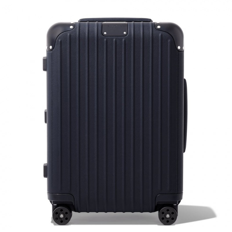Rimowa Distinct Cabin Leder Carry-On Maleta Navy Blau