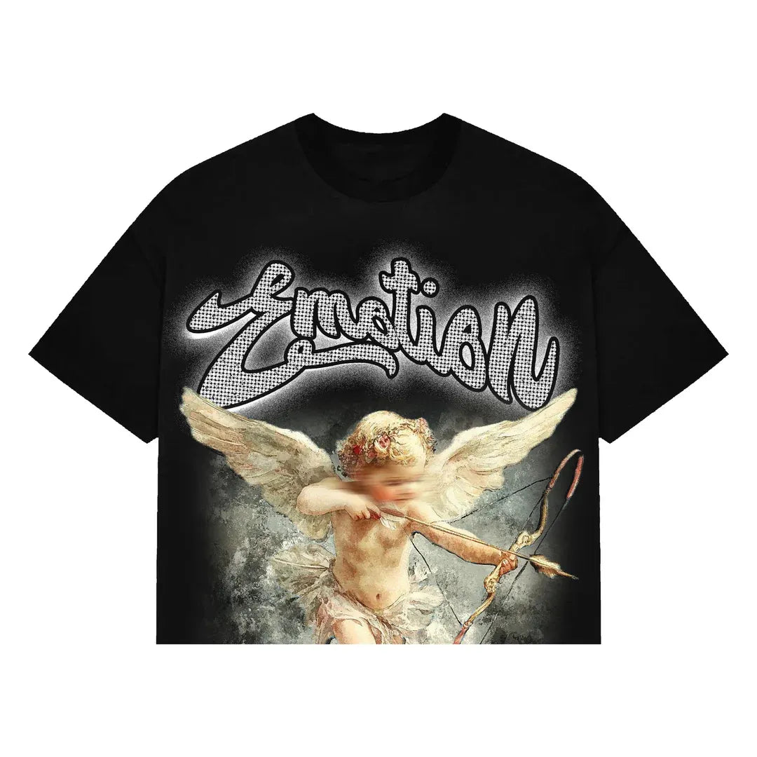 Mixed Emotion Impulse Cherub Graphic T-Shirt