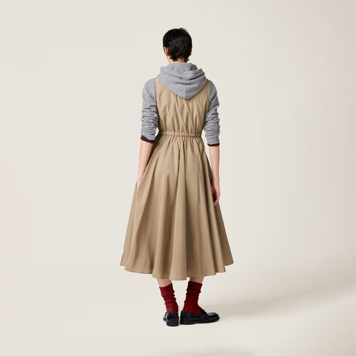 Maxivestido Miu Miu de tejido técnico