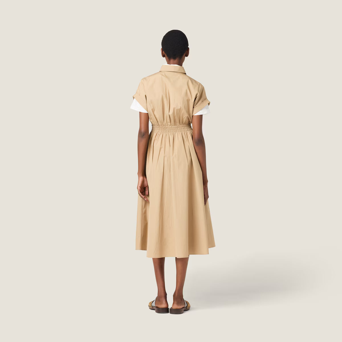 Vestido Miu Miu camisero de popelín