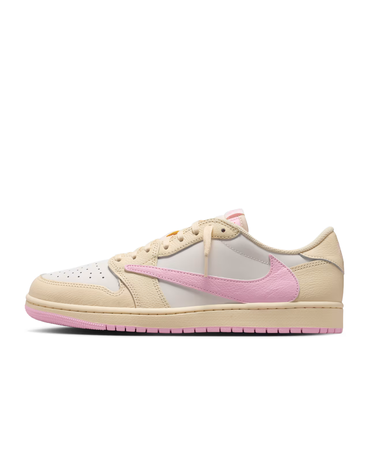 Air Jordan 1 Low x Travis Scott Muslin and Shy Pink (