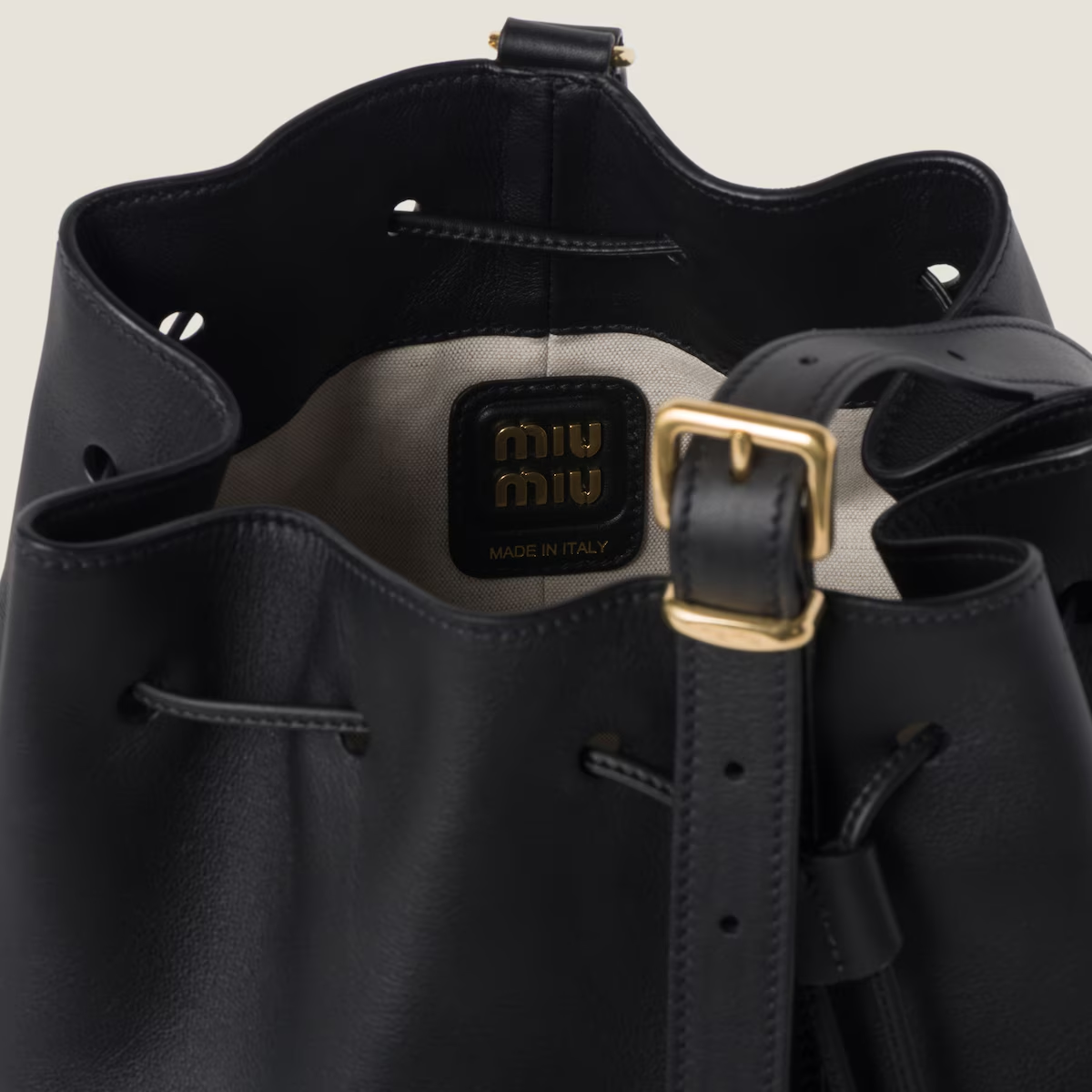 Miu Miu Bolso saco de piel