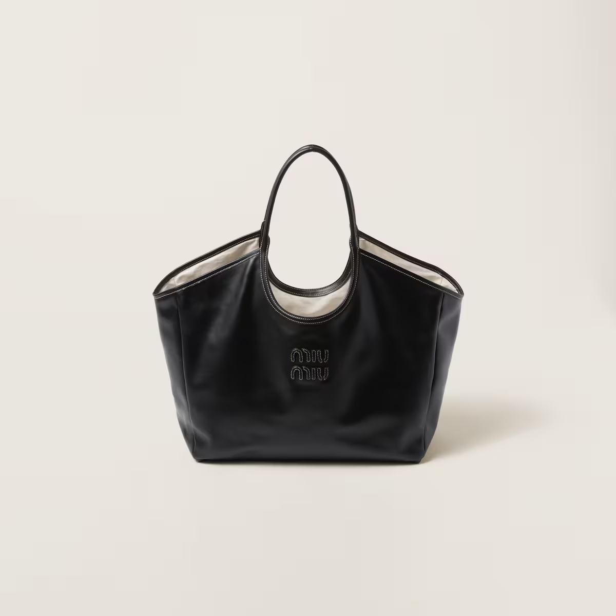 Miu Miu Bolso IVY de piel