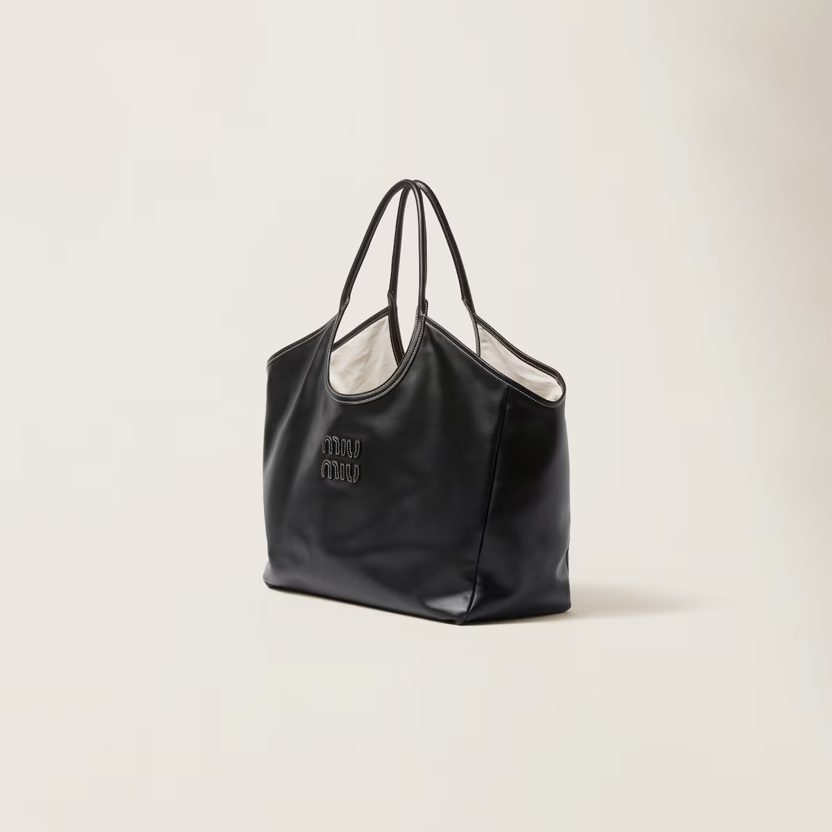 Miu Miu Bolso IVY de piel