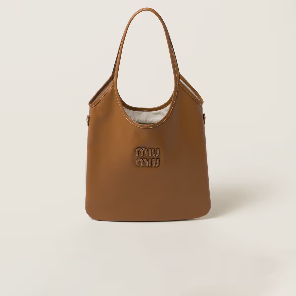 Miu Miu Bolso tote de piel