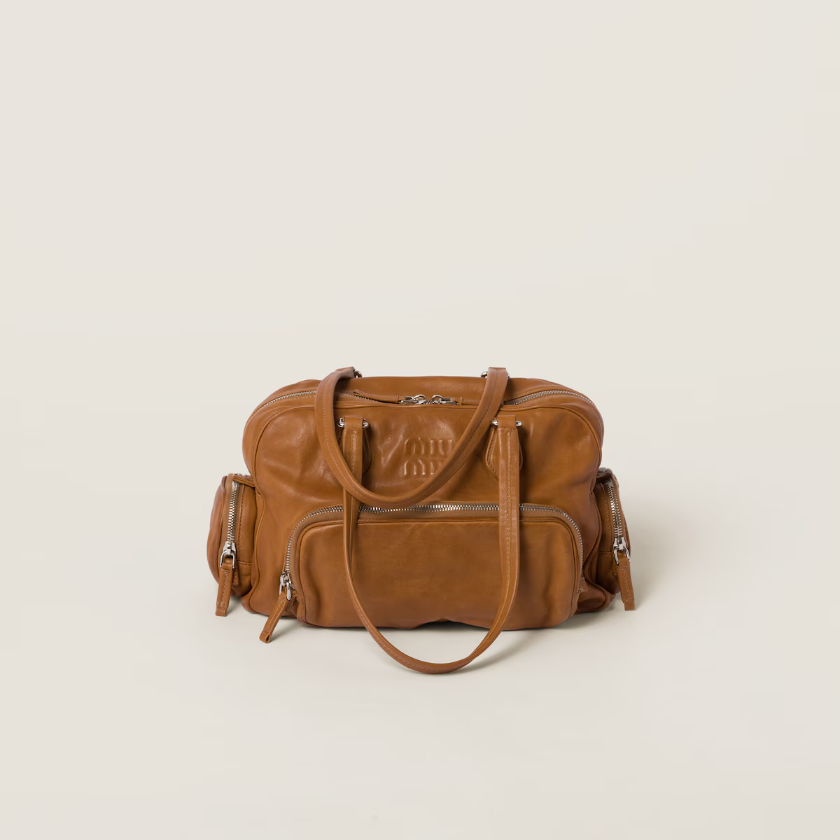 Miu Miu Bolso de napa con asas