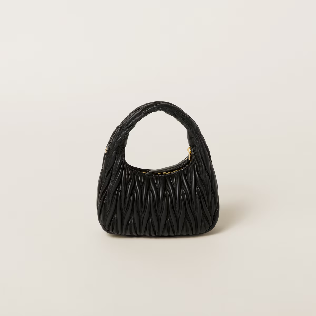 Miu Miu Bolso hobo Wander de napa Matelassé